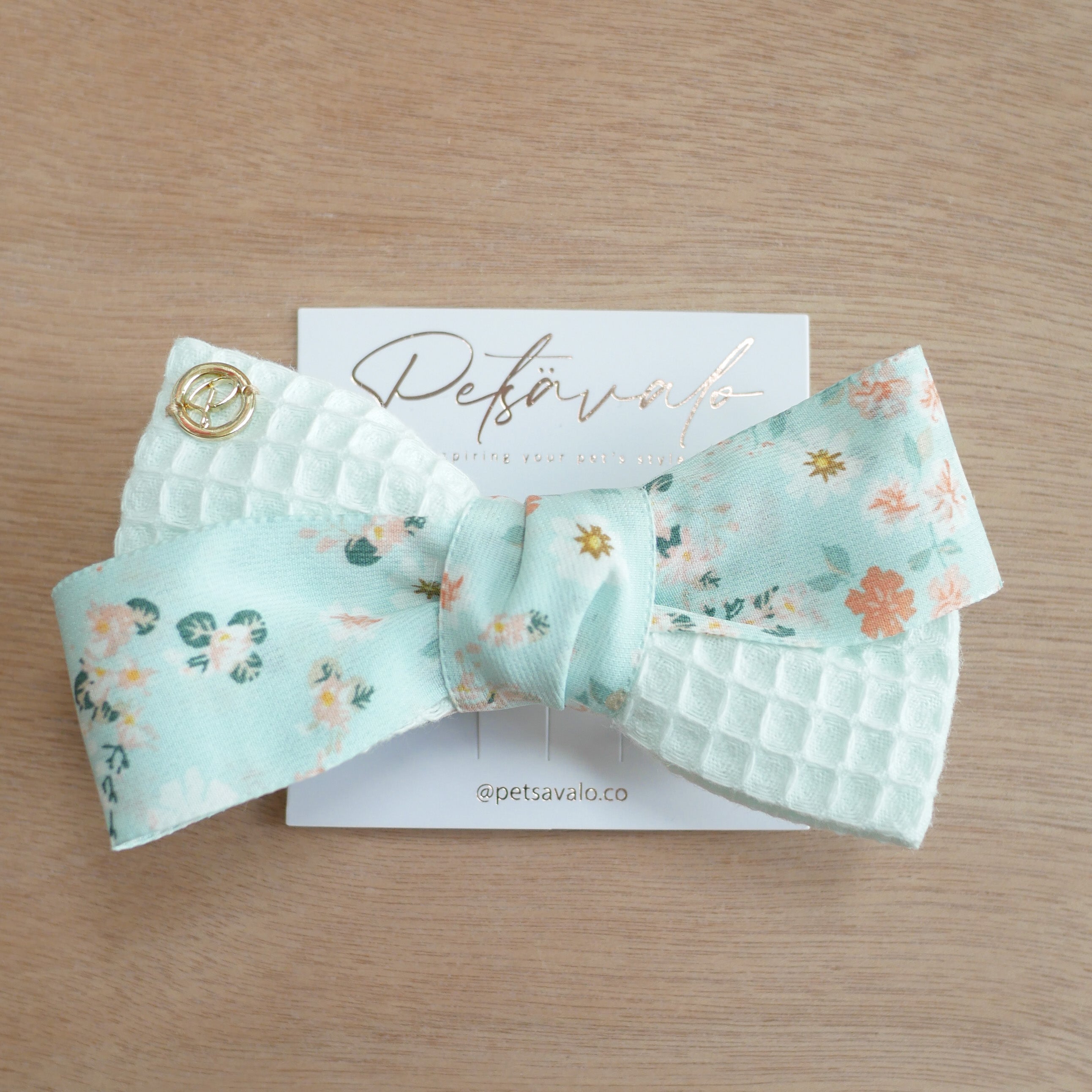 WAFF | Waffle Bow tie - Baby Blue