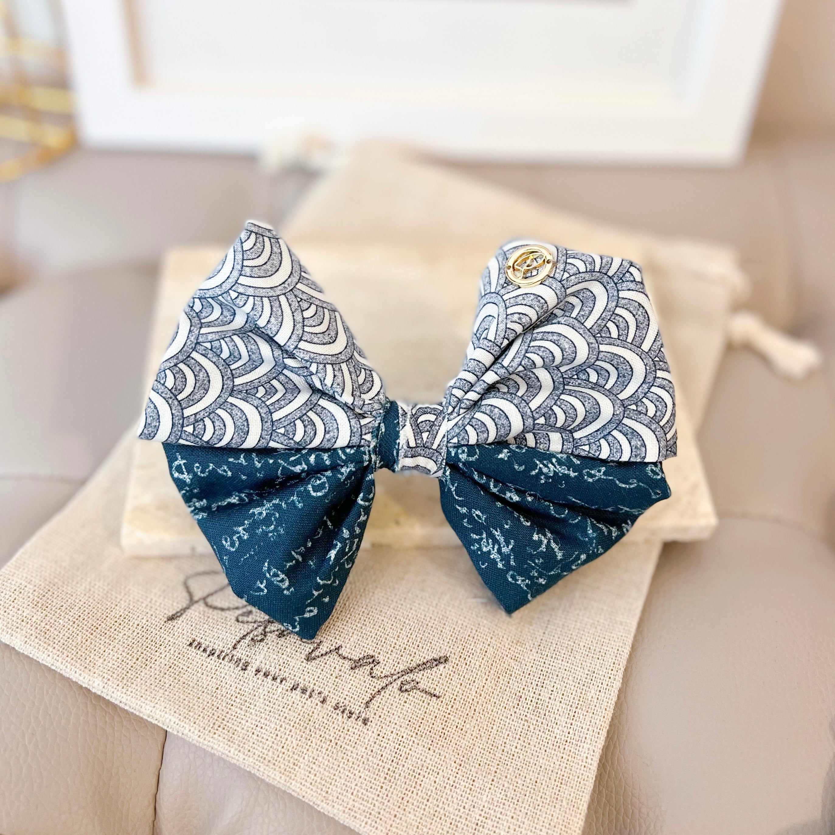 CHOU// Ukiyoe Bow tie - 波