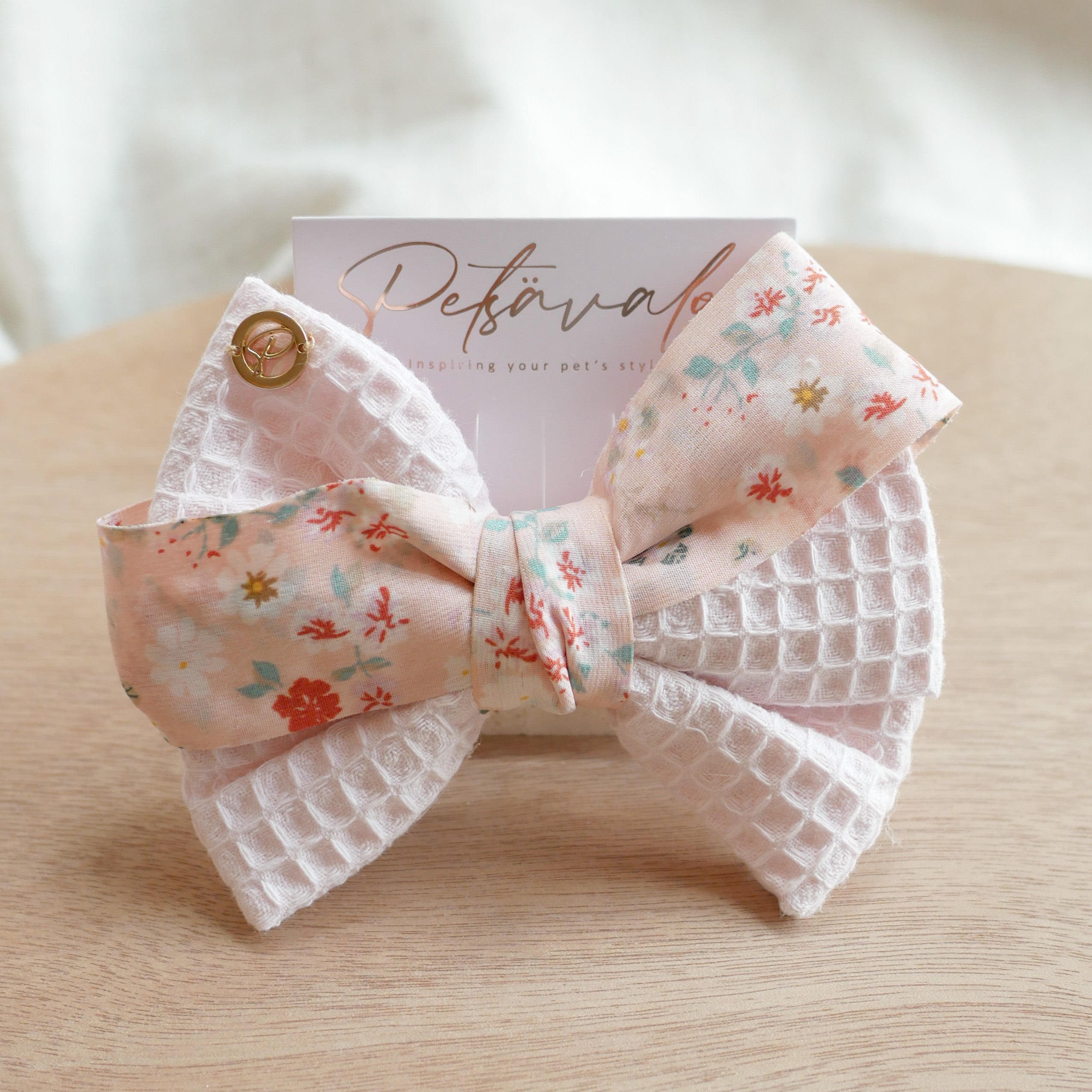 WAFF | Waffle Sailor Bow tie - Baby Pink