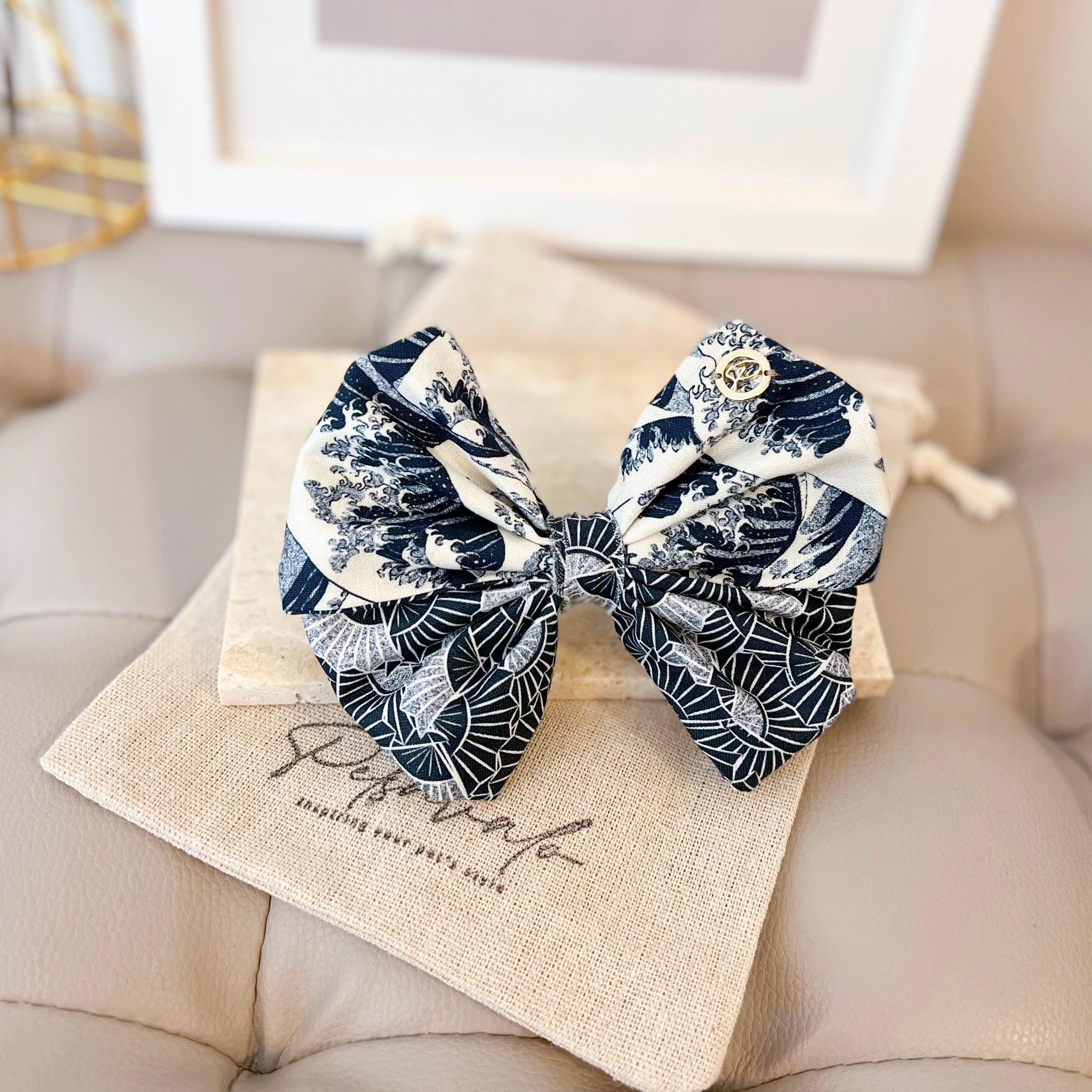 CHOU// Ukiyoe Bow tie - 浪