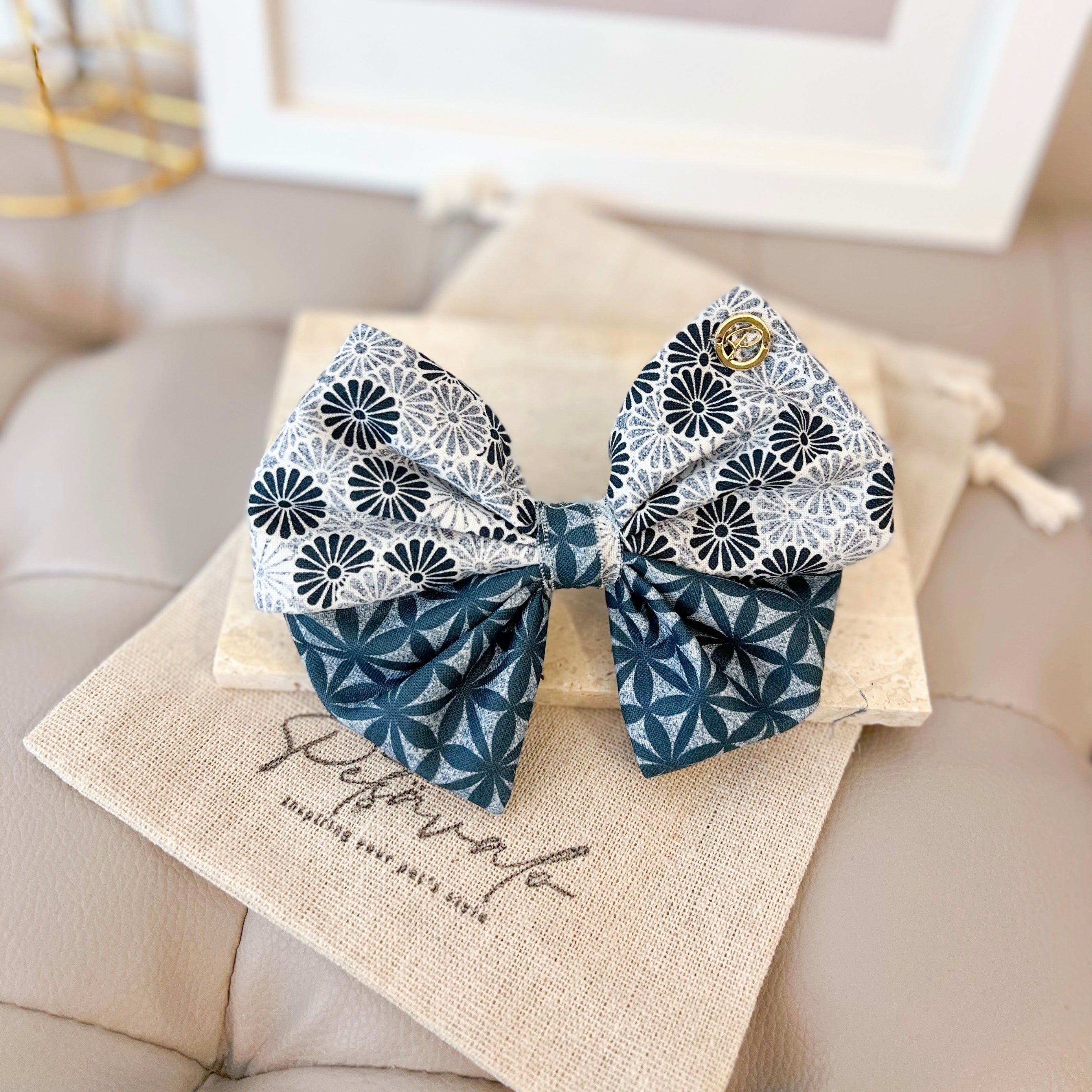 CHOU// Ukiyoe Bow tie - 菊