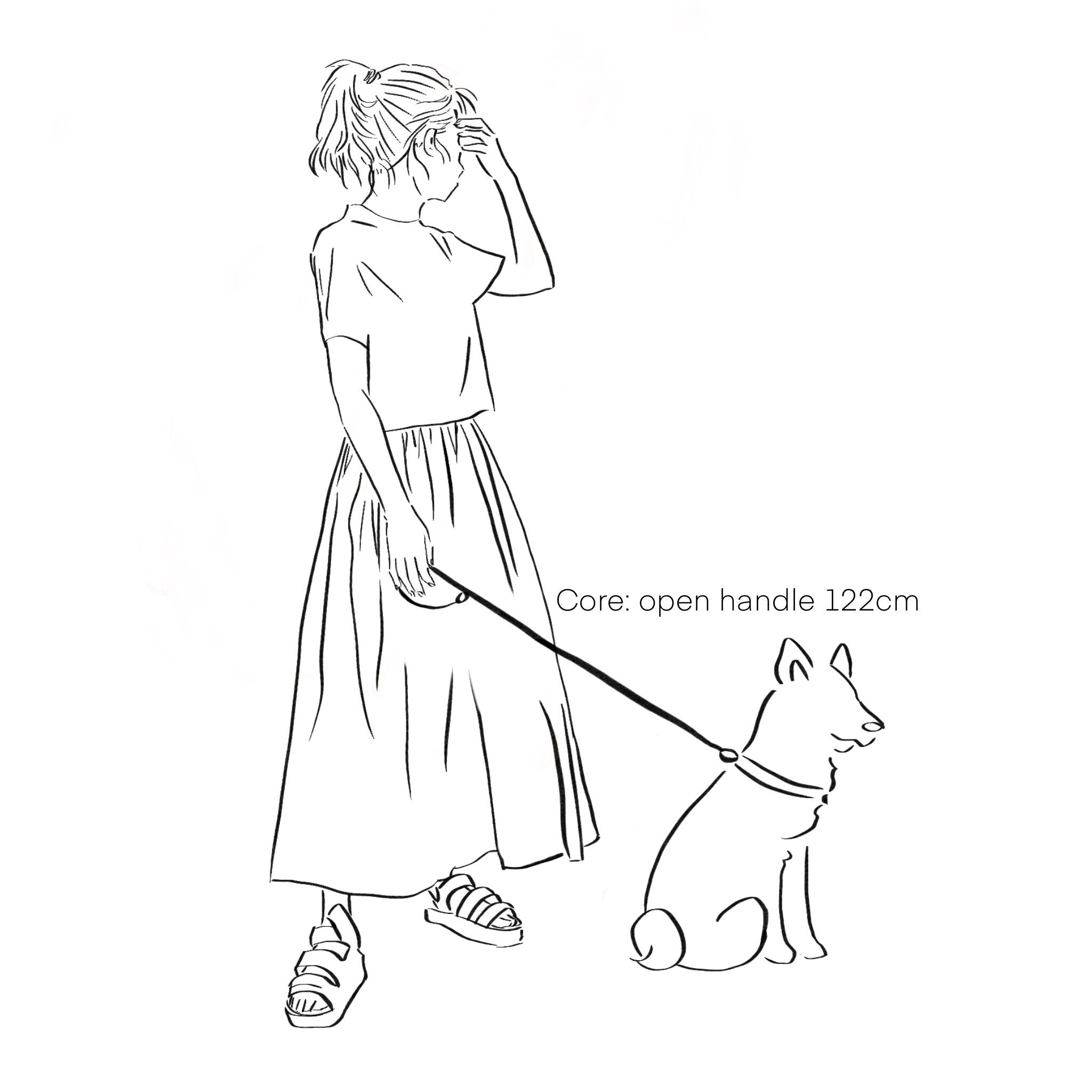 KIZUNA - Multi Function Dog Leash 多功能斜孭拖繩(Crossbody)